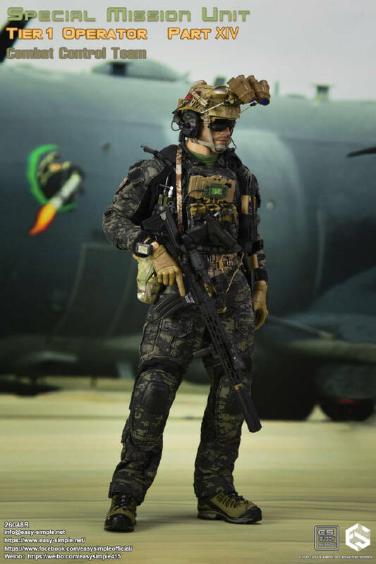 EASY&SIMPLE 1/6 SMU Tier1 Operator Part XIV Combat Control Team 未開封新品 26048R 検） DID SS DAMTOYS FLAGSET Facepoolfigure