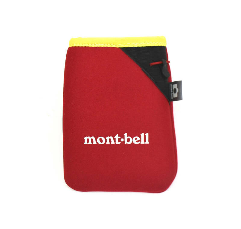 mont-bell モンベル カメラポーチ ケース レッド×イエロー アウトドア