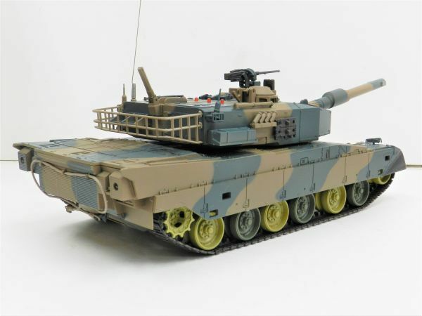 【赤外線バトルシステム付 対戦可能 塗装済み完成品 】Heng Long 2.4GHz 1/24 陸上自衛隊 90式戦車 ◎キューマル◎ ※3808-1/2