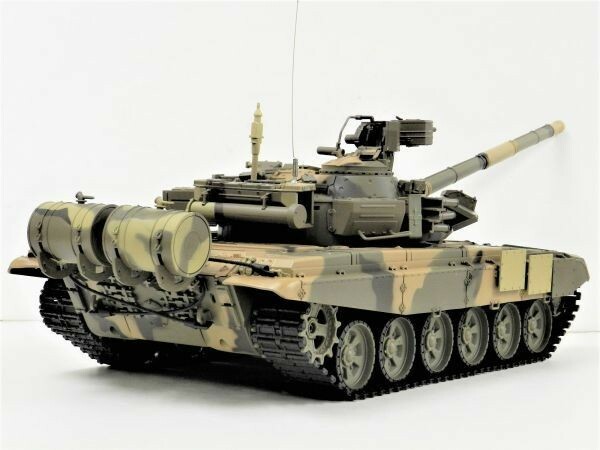 ☆塗装済み完成品☆ Heng Long 2.4GHz 1/16 戦車ラジコン ロシア主力戦車 T-90 3938-1 【赤外線バトルシステム付 対戦可能 Ver.7.0】