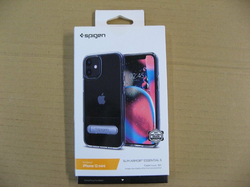 iPhone 12 mini (5.4インチ)対応 Spigen シュピゲン ACS01553 [iPhone 12 mini 用 ケース Slim Armor Essential Crystal Clear]