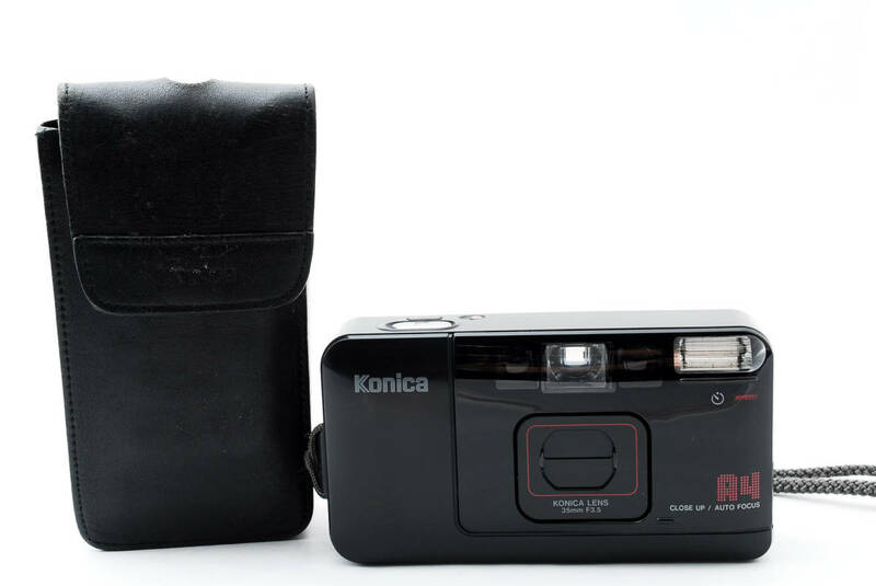 人気コンパクトカメラ コニカ KONICA BIG mini A4 美品 ケース付