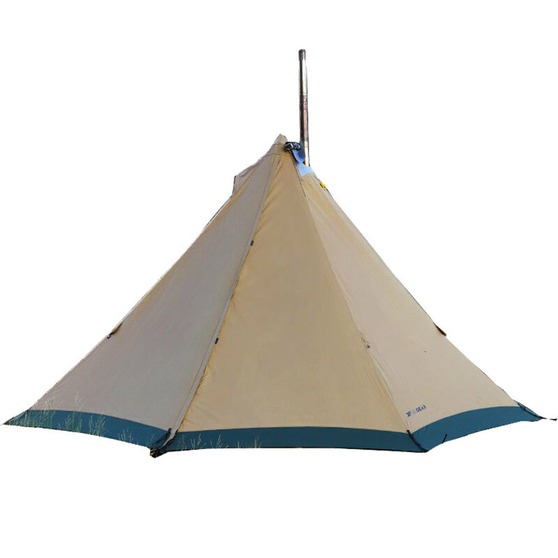 3fulgear ワンポールテント タープテント ティピー型テント 薪ストープ対応テント防水 キャンプテント 折りたたみ 超軽量　