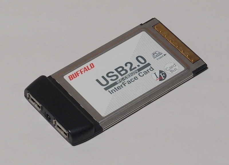 BUFFALO IFC-CB2U2V/UC CardBus USB2.0インターフェースカード