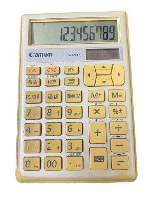 Canon キャノン　LS-120TKⅢ　テンキー 電卓 計算機