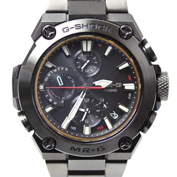 CASIO カシオ G-SHOCK ジーショック 電波 腕時計 ソーラー MRG-B1000B-1AJR メンズ 中古
