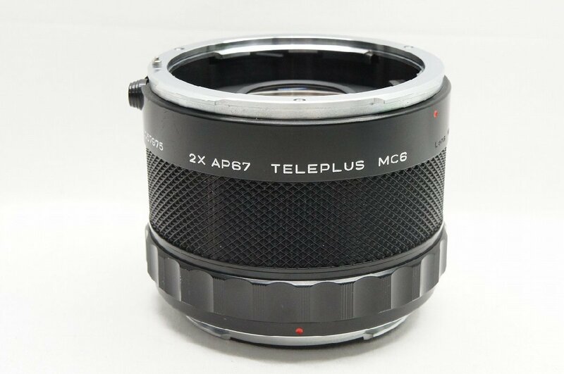 【アルプスカメラ】良品 KENKO ケンコー 2X AP67 TELEPLUS MC6 テレコンバーター PENTAX ペンタックス 67用 230303n