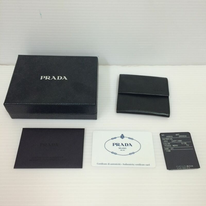 ◆PRADA/プラダ 2M0834 コインケース 外箱付き 中古品 syhib005430