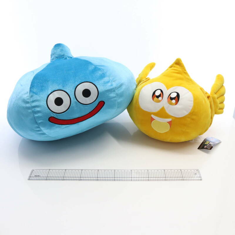 ●ドラゴンクエスト ゴメちゃん＆スライム 2点セット DRAGON QUEST ダイの大冒険 SQUARE ENIX フリュー FuRyu ぬいぐるみ クッション L62