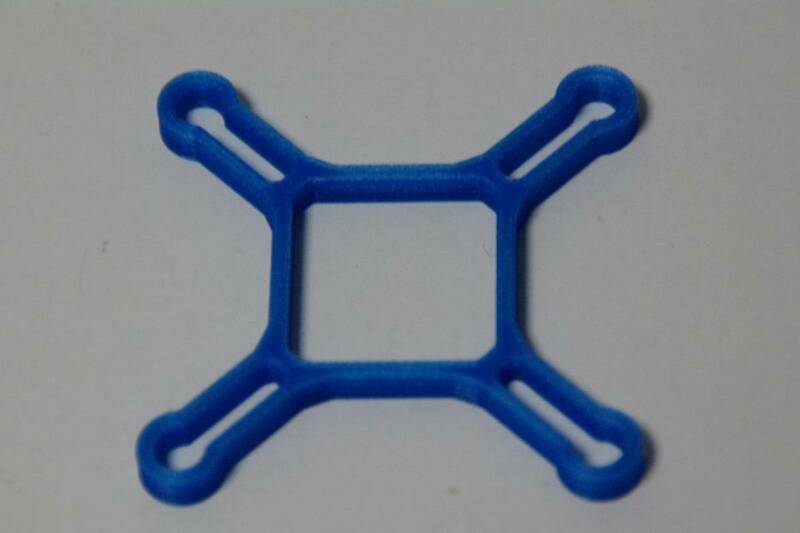 【ドローン】 ナノ・クアッドコプター・フレーム（ナノサイズドローン）/ 61mm / 3g / ブルー / PLA（植物由来・ポリ乳酸樹脂）