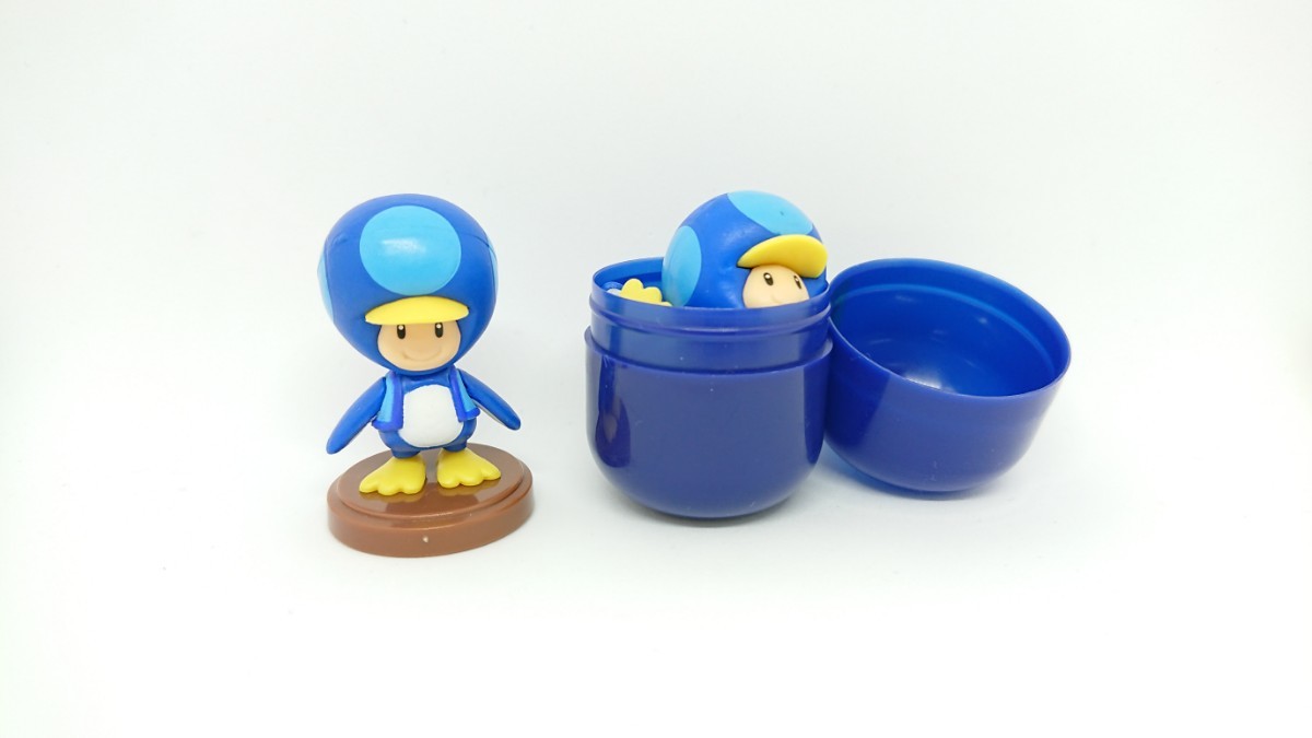 チョコエッグ New スーパーマリオブラザーズ Wii ペンギンキノピオ 青 フィギュア Nintendo super mario 任天堂 Kinopio Toad