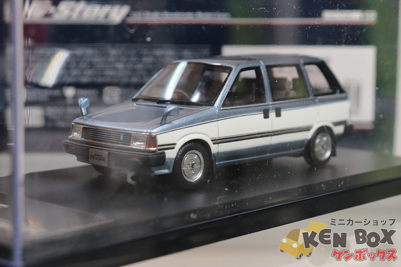 S=1/43 新品未開封 Hi-story ハイストーリー HS294BL NISSAN 日産 PRAIRIE プレーリー JW-G1982 ライトブルーM/ホワイト 中国製 セール品