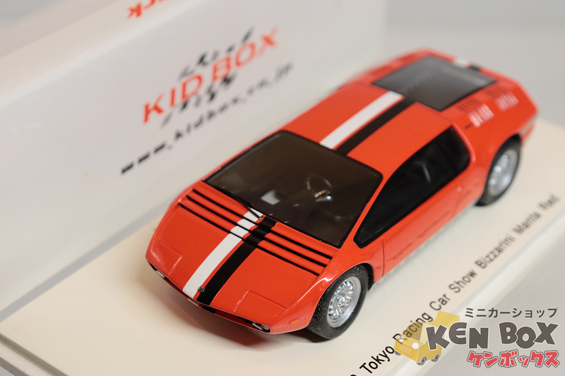 USED S=1/43 Spark スパーク SKB43009 1969 Tokyo Racing Car Show Bizzarini Manta Red 赤 KID BOX特注 箱少スレ 中国製 現状渡し