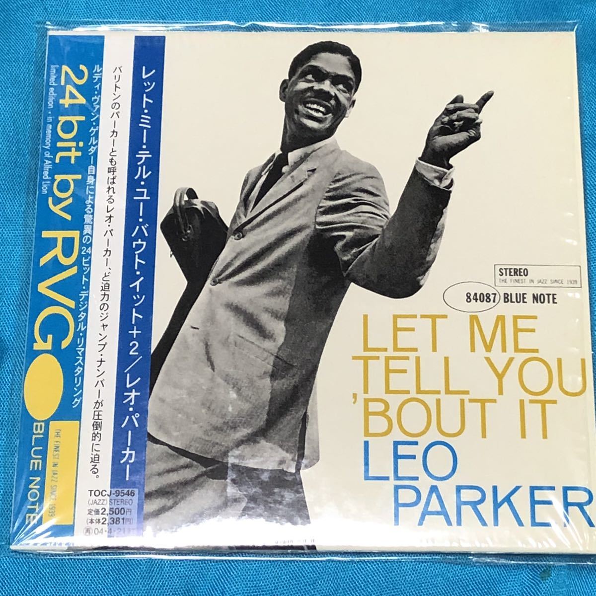定形外送料無料レア盤！ブルーノート紙ジャケ★レオ・パーカーLEO PARKER「レット・テル・ユー・アバウト・イット」シュリンク付極美品
