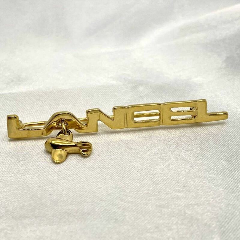 LANCEL ランセル ブローチ ゴールドカラー ロゴ ヴィンテージ vintage アクセサリー 装飾品