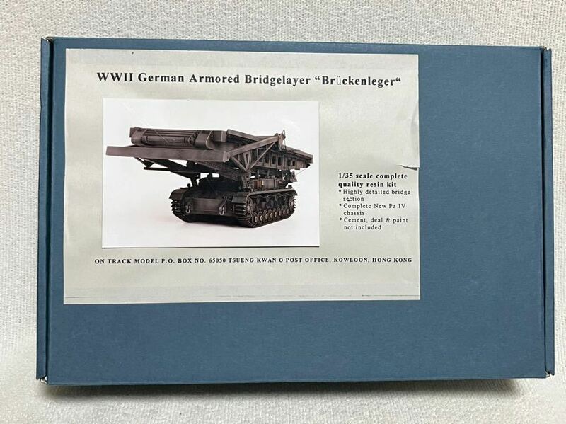 オントラックモデル　1/35 バウマン WWⅡ ドイツ軍装甲架橋戦車　ブリュッケンレガー　Pz Ⅳガレージキット　未組立 レジンキット 