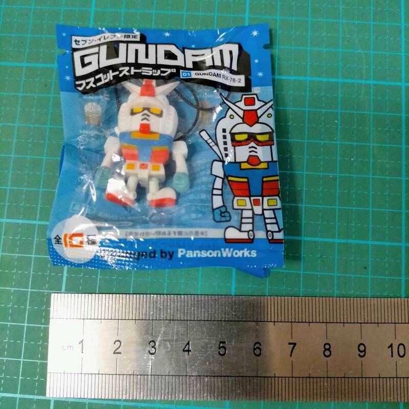 セブンイレブン 限定 非売品 ガンダム マスコット ストラップ フィギュア Panson Works 7-11 GUNDAM RX-78-2 Figure strap mascot Netsuke