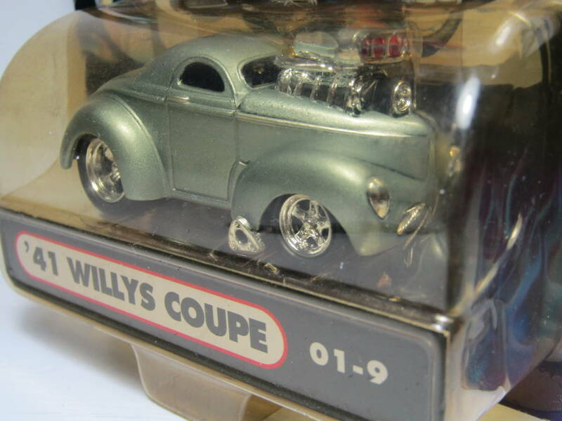MUSCLE MACHINES 1/64 FORD Willys Coupe フォード ウィリス クーペ 1941スーパーチャージャー マッスルマシンズ マッスルマシーン HotRod 
