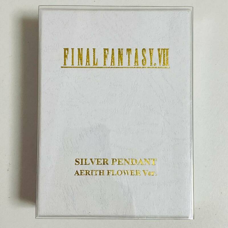 【美品】SQEX スクウェア・エニックス FINAL FANTASY Ⅶ ファイナルファンタジー シルバーペンダント エアリスフラワーVer. ネックレス