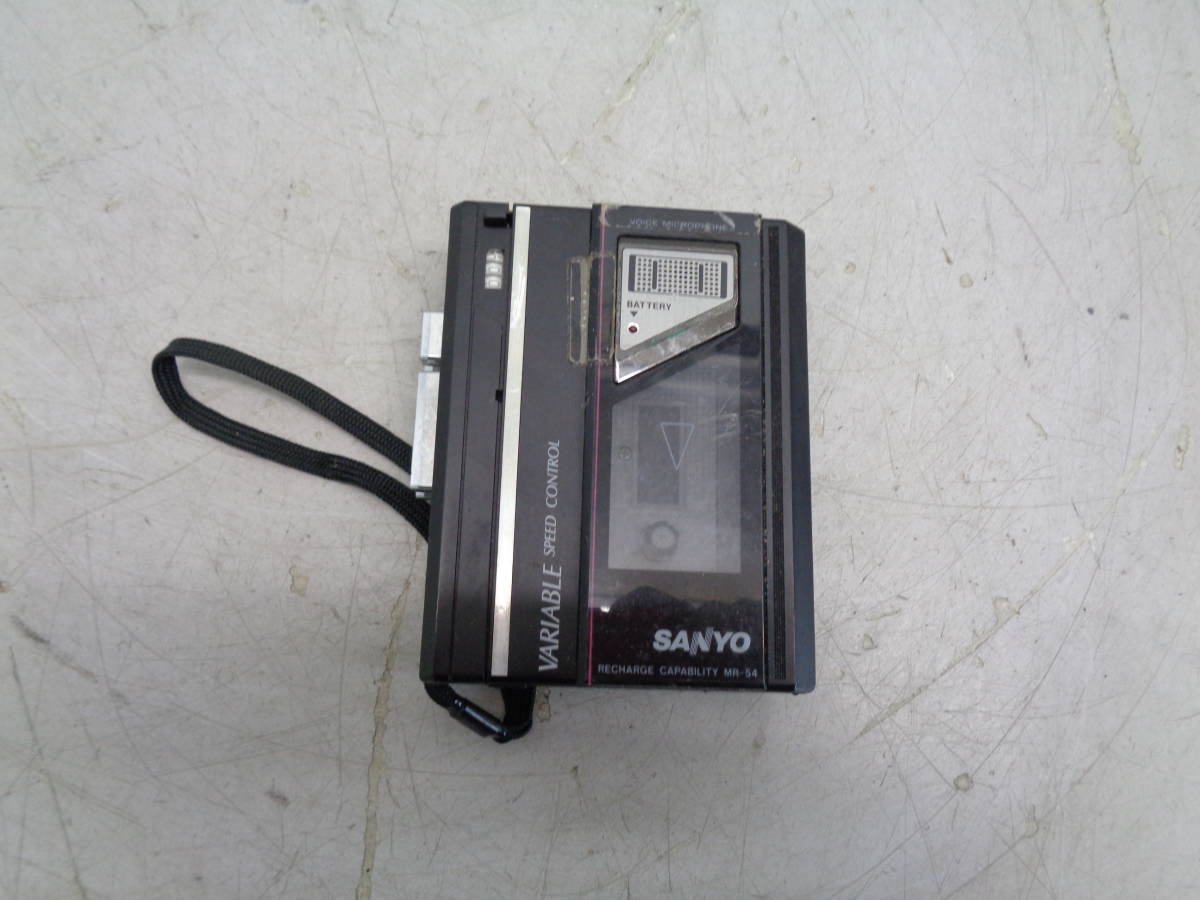 MK7594 SANYO サンヨー MR-54　ポータブルカセットレコーダー