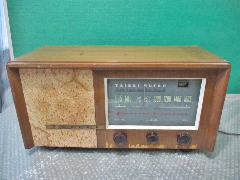 真空管ラジオ 動作未確認 古いラジオ 当時物 昭和レトロ コレクション ビンテージ ジャンク品