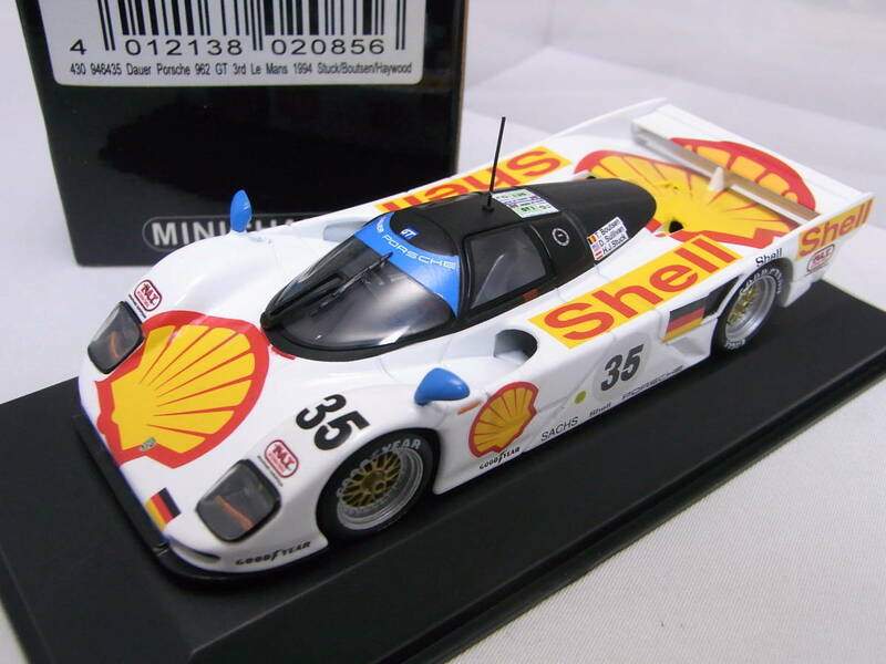 ★貴重!・美品!★Dauer Porsche ダウアー ポルシェ 962 GT 3位 ルマン 1994#35 Shell シェル 1/43★430 946435
