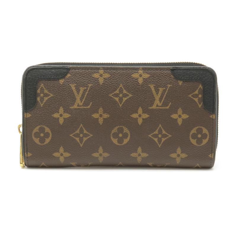 LOUIS VUITTON ルイ ヴィトン モノグラム ジッピーウォレット レティーロ ラウンドファスナー 長財布 ノワール 黒