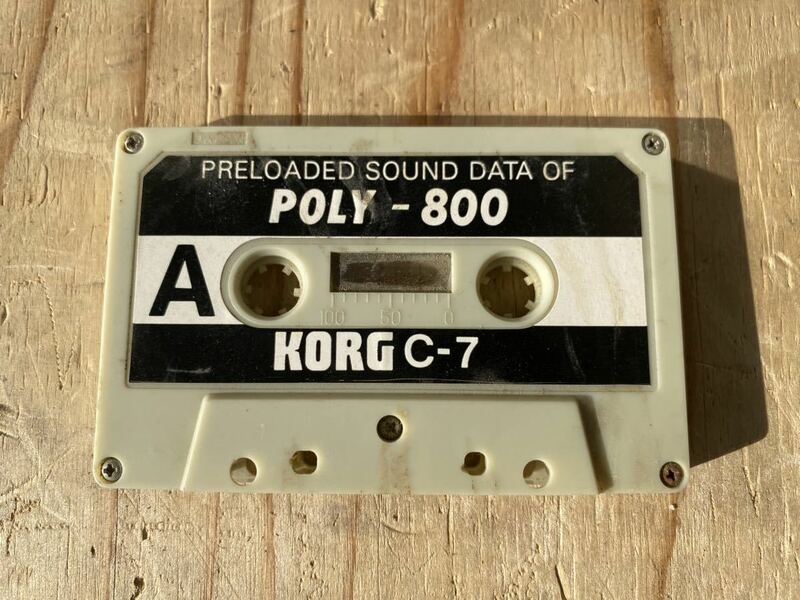 korg c-7 poly-800 preloaded sound data of 中古品