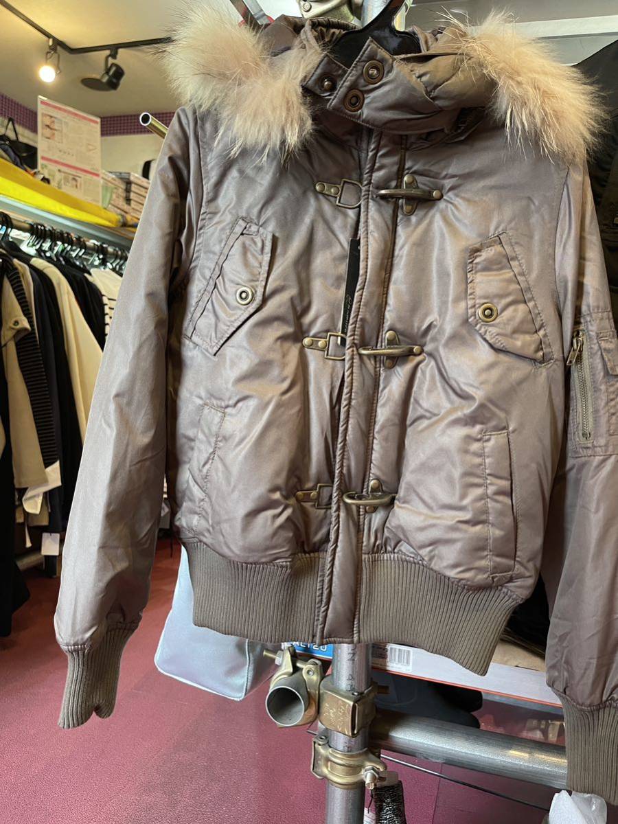 新品アウトレットセール　レディース　フライトジャケット N-3B リアルラクーンファー