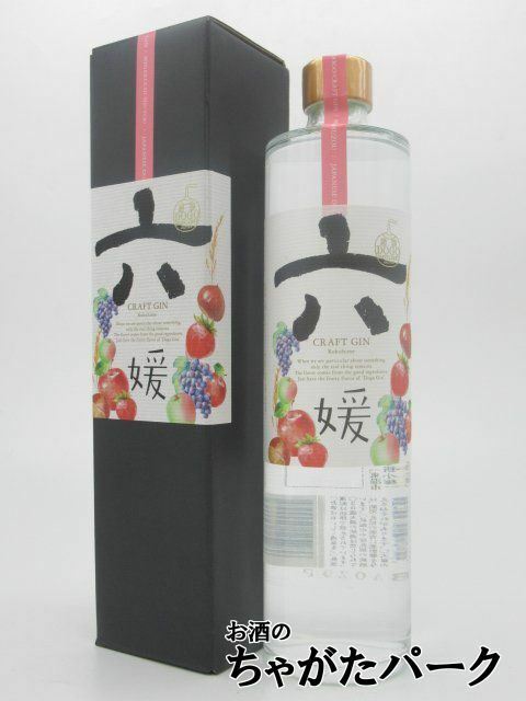 水口酒造 道後ジン 六媛 (ろくひめ) 40度 500ml