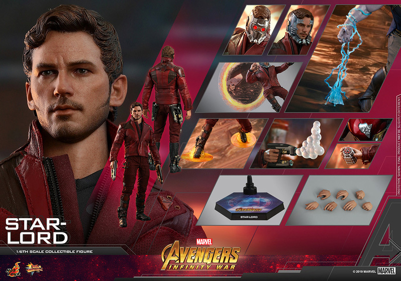 MMS539 ホットトイズ 1/6スケールフィギュア アベンジャーズ インフィニティ・ウォー Avengers Infinity War スターロード Star-Lord