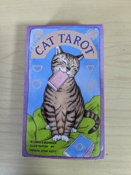 美品 キャット タロットカード/Cat Tarot 全78枚セット揃い メ―ガン・リン・コット/Mega Lynn Kott Chronicle Books/猫/占い/運勢/G321376