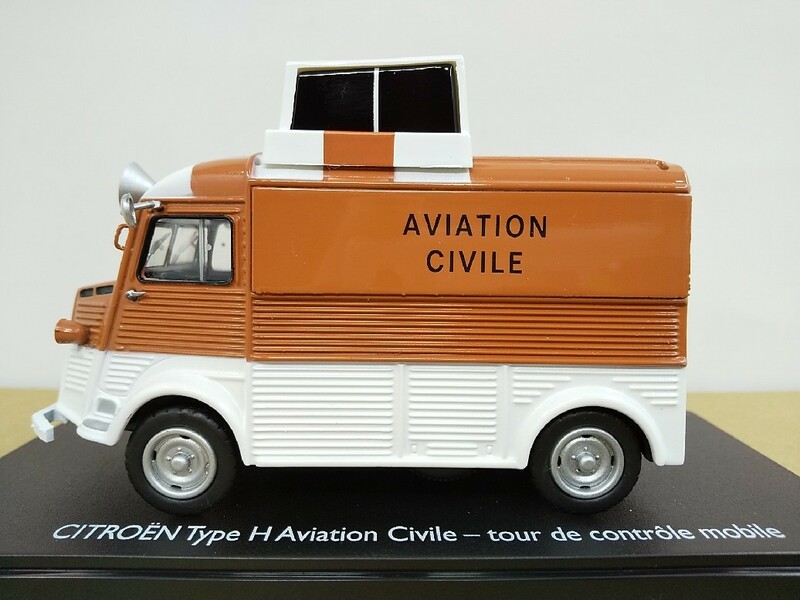 ■ ELIGORエリゴール 1/43 CITROEN Type H Aviation Civile - tour de controle mobile 白×ブラウン シトロエン モデルミニカー