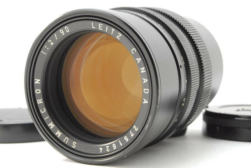 [AB-品]Leica SUMMICRON M 90mm F2★第二世代★ブラック★ズミクロン★4616