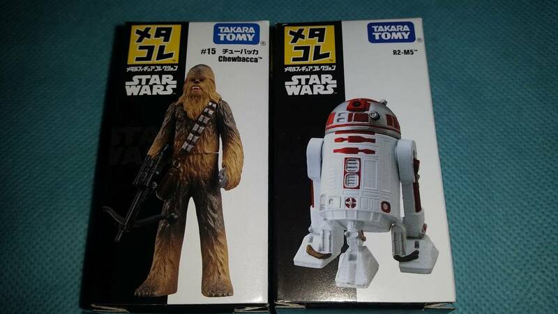 スターウォーズ：メタコレ チューバッカ＆R2-M5 ダイキャスト製 塗装済み 可動リアルフィギュア /オクパナ