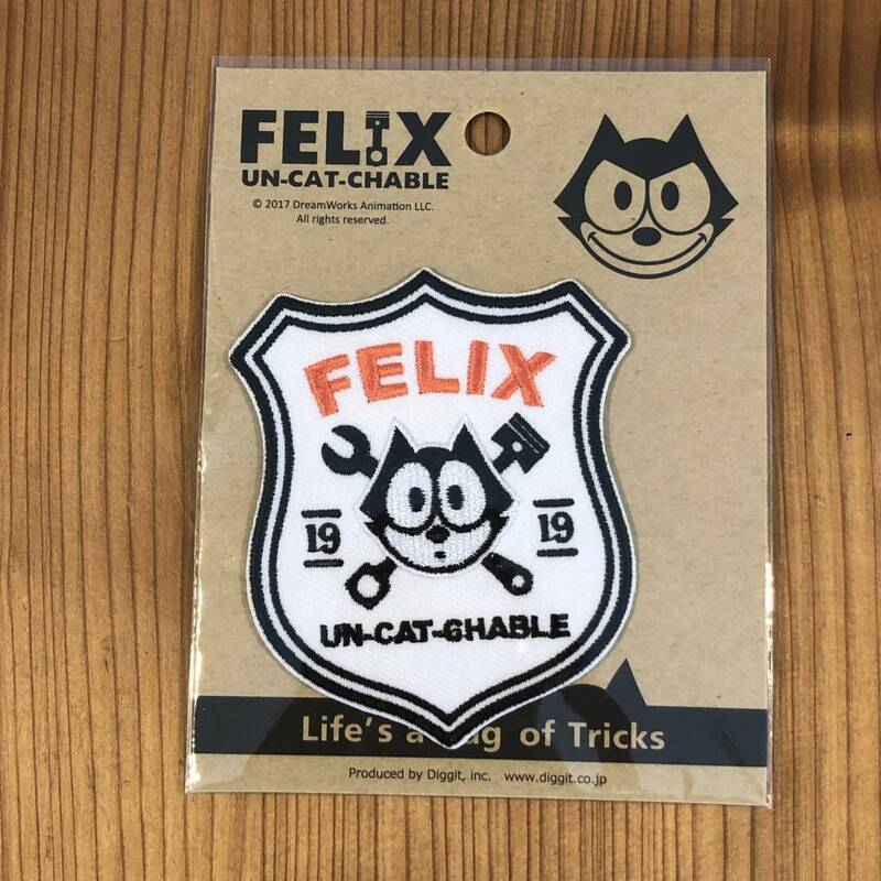 Felix Un-Cat-Chable 84円発送可 フィリックス パッチ sign 看板 mooneyes ワッペン ムーンアイズ アイロン moon eyes