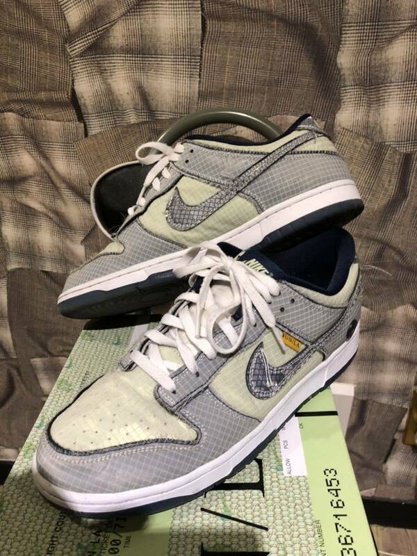 UNION LA×NIKE ユニオン×ナイキ　DUNK LOW ダンクロー　PASSPORT PACK PISTACHIO　DJ9649-401 サイズ10.５　ミッドナイトネイビー　FK