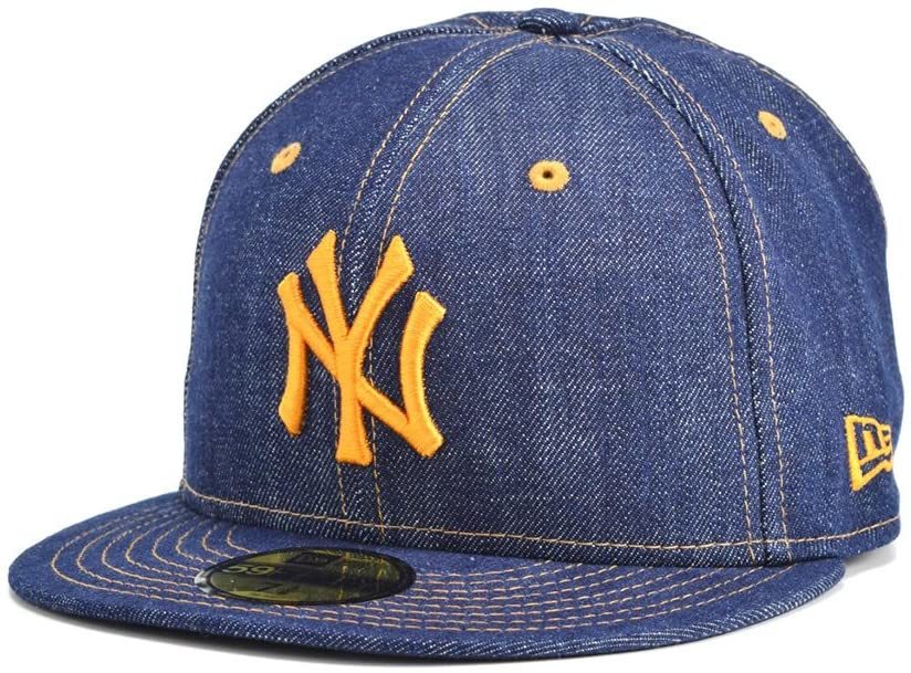 NEW ERA 59 FIFTY ニューヨーク・ヤンキース インディゴデニム コパー 11559088 5950 NY　【サイズ】7 　55.8cm