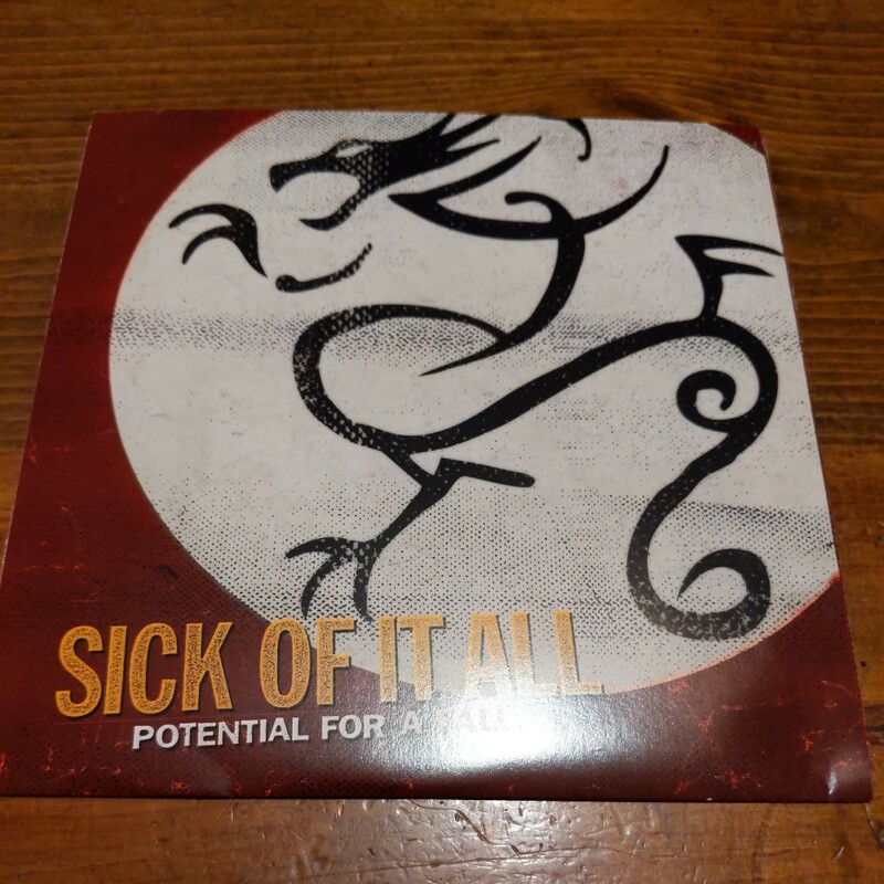 新品未使用 Sick Of It All-Potential For A Fall　Punk/Hard Core 7inch Epレコード