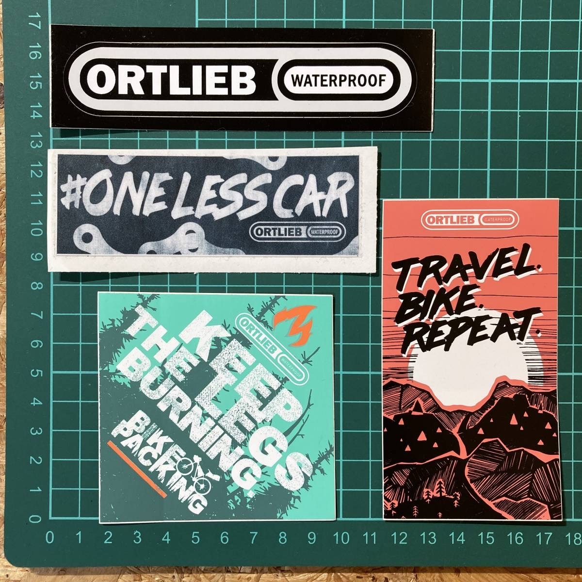 ORTLIEB オルトリーブ 4枚 STICKER ステッカー シール