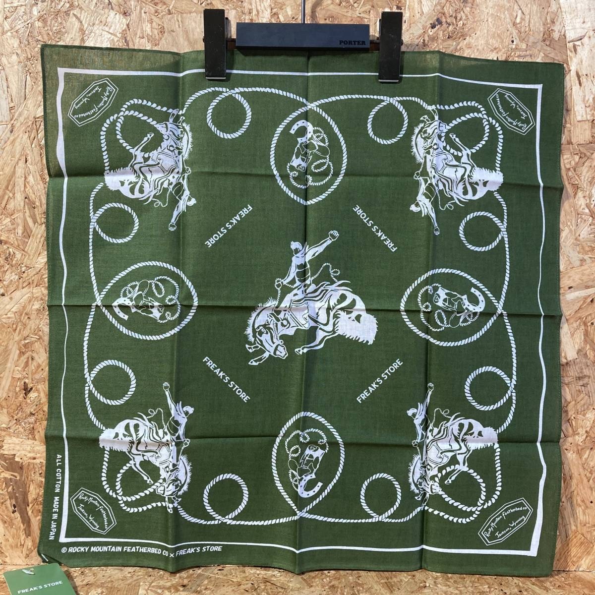 Rocky Mountain FEATHERBED FREAK'S STORE バンダナ ハンカチ コラボ 別注 限定 ロッキー マウンテン フリークス ストア