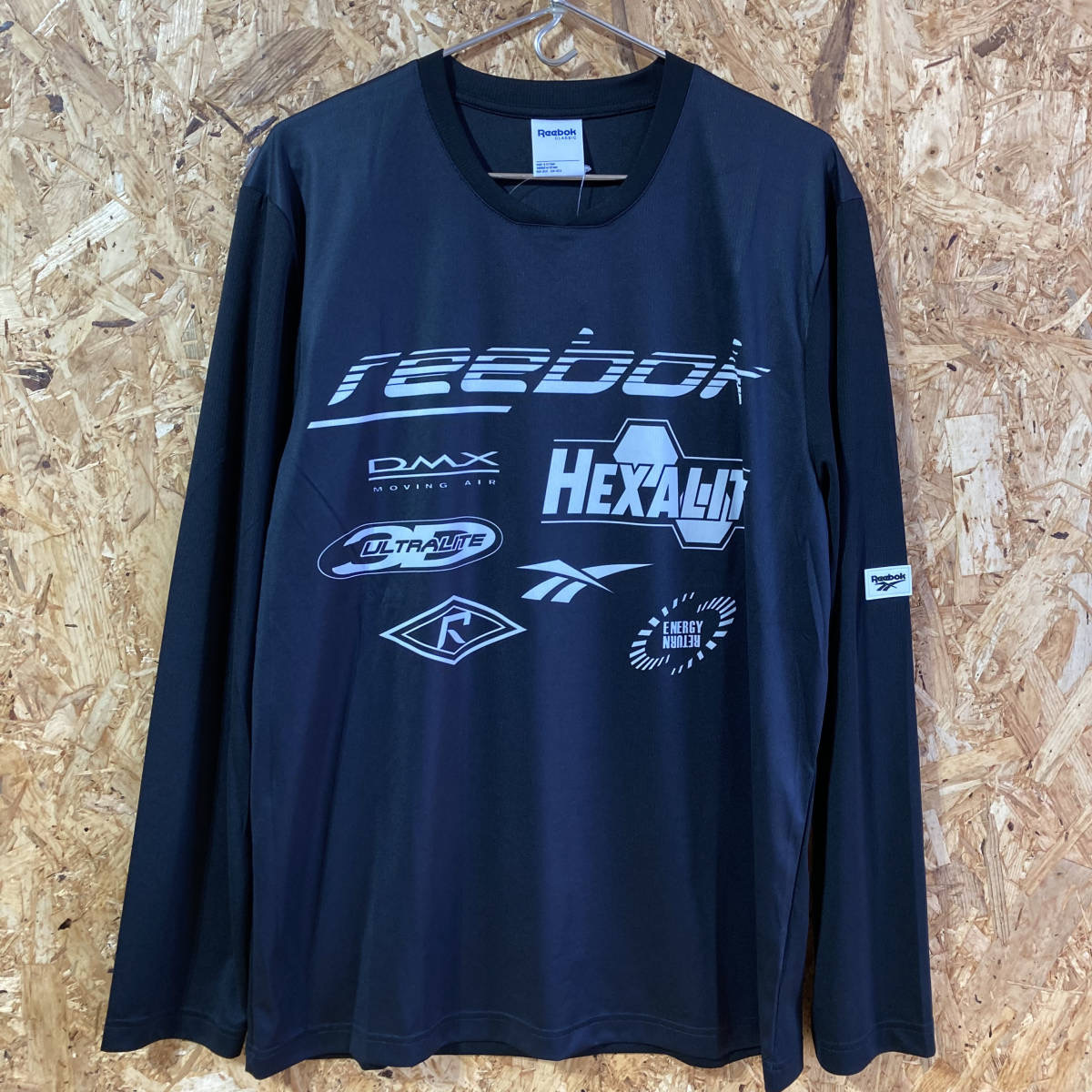 Reebok CLASSIC ロングスリーブ Tシャツ XO リーボック 長袖 ロンT レーシング バイク VMX ビンテージモトクロス