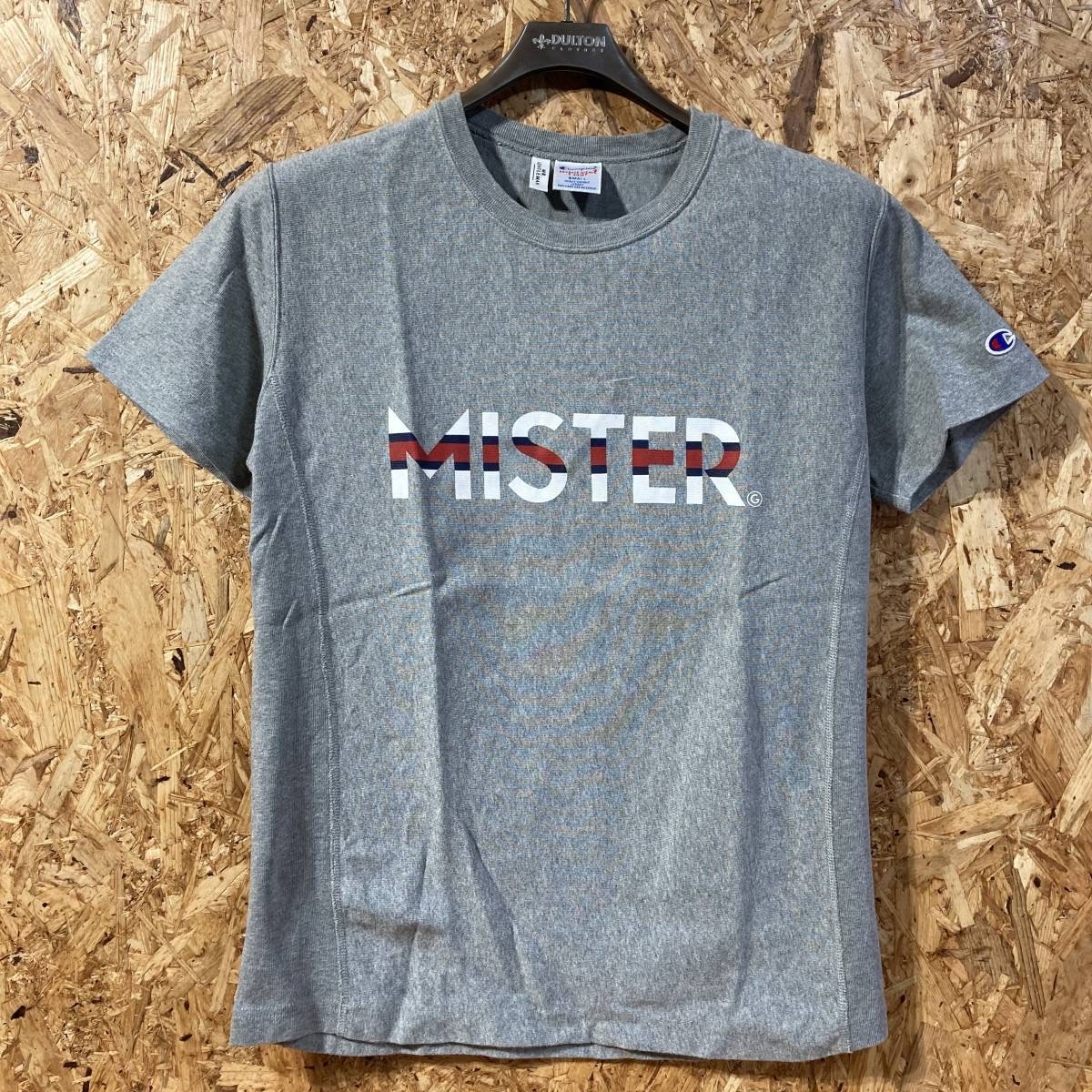 champion MR.GENTLEMAN REVERSE WEAVE 半袖 Tシャツ S コラボ 別注 限定 ミスタージェントルマン リバースウィーブ