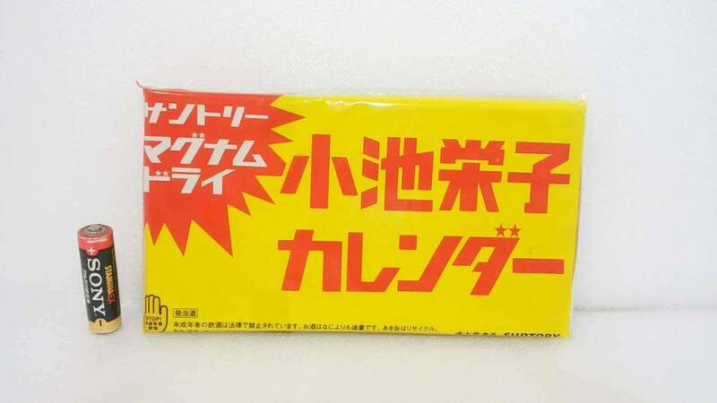 Eiko Koike 2006 desktop calendar /小池栄子　2006年　組み立て式　卓上カレンダー　サントリー・マグナムドライ　販促品・非売品　未開封