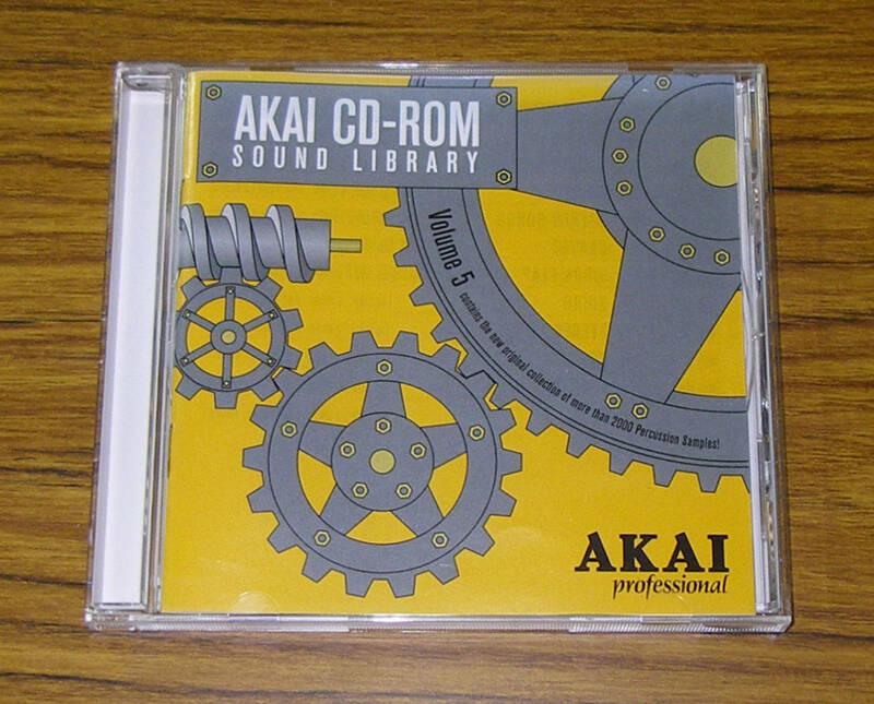 ★Akai CD-ROM SOUND LIBRARY Vol.5★OK! !★Made in JAPAN★
