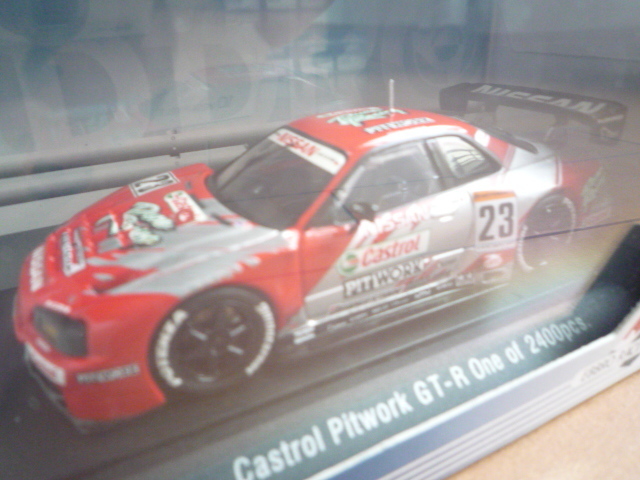 エブロ　ミニカー　２００２　ＣＡＳＴＲＯＬ　ＰＩＴＷＯＲＫ　ＮＩＳＭＯ　ＧＴ－Ｒ　スカイライン