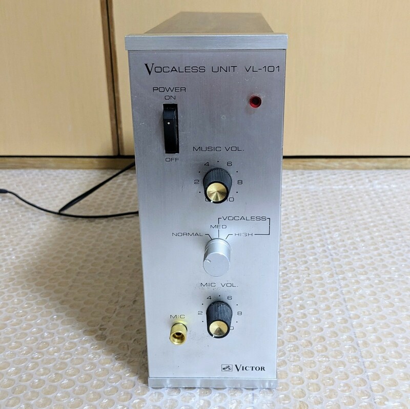 ビクターVictor　VOCALESS UNIT VL-1 動作未確認　ジャンク扱い現状品　修理メンテナンス前提　または部品取りに