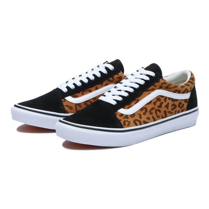 ヴァンズ 30cm オールドスクール レオパード ブラウン VANS OLD SKOOL V36CF LEOPARD メンズ スニーカー スエード 天然皮革 バンズ