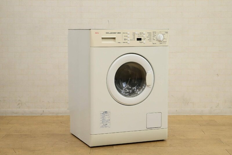 031002K3 美品 AEG/アーエーゲー 6ｋｇドラム式洗濯乾燥機　ビルトイン L12700J6 60HZ専用 直接引き取り推奨
