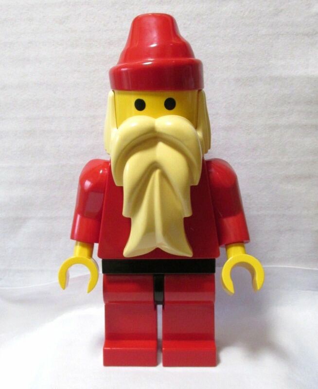 送料無料 希少 レゴ LEGO 展示品 ジャンボフィグ サンタクロース 非売品 / レア フィグ クリスマス サンタ プレゼント